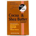 Black and White Cocoa & Shea Butter Soap 6.1 oz