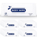200 Pcs Large Body Wipes Individually Wrapped Bulk,Shower Wipe with Aloe,Body Wipes for Adults Bathing No Rinse, Hands, Face,Personal Cleansing Wipe for Travel Gym Camping