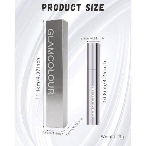 Mascara for Older Women 60 Plus, 2PCS Black Waterproof Mascara Volume and Length for Mature Women, Lengthening - Thin Long Lasting No Clumps Volumizing Mascaras Primer Ideal for Sensitive Eyes 01