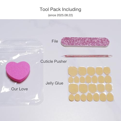 [GLORS] Purly Handmade Medium Ballerina Press on Nails | Oil Painting Style Flower in White and Nude French Tip Nails, 10 Pieces (Medium, MB)