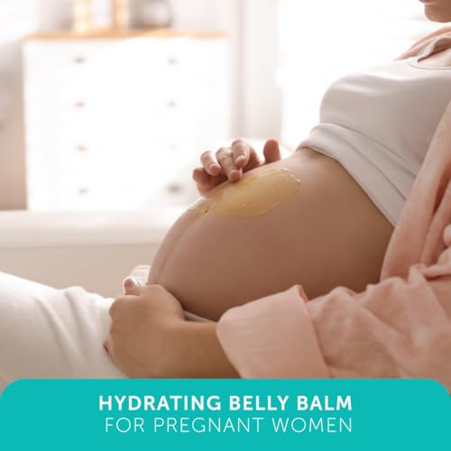 Mambino Organics Oh Baby! Belly Butter, Belly Cream with Shea Butter for Pregnancy, Minimizes Stretch Marks, Vegan, Cruelty-Free, Maternity Skin Care, 2.5 fl oz