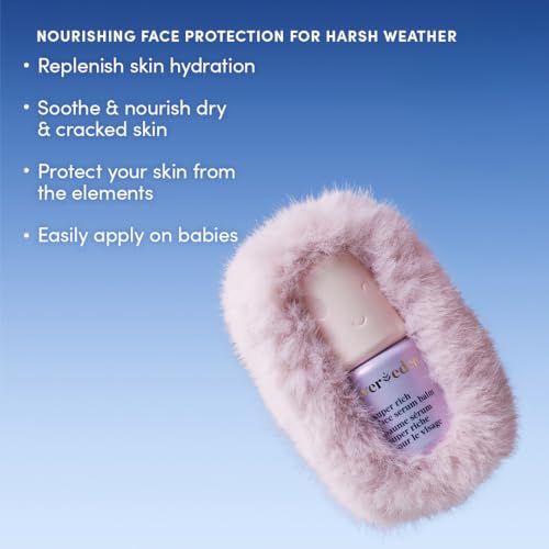 Evereden Super Rich Hydrating Face Serum Balm: Clean & Vegan, Soothing & Nourishing Moisturizer Stick for Harsh, Cold Climates - With Syberian Chaga, Ceramides, & Seaberry Seed Oil