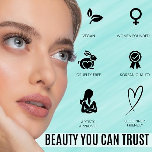 Gazelle Lash Bond and Seal Kit | All-in-One DIY Lash Kit with Pro-Shield Sealer, Soft-Touch Remover, Double-Curve Lash Tweezers, G-LUX Pad & lash Glue for Eyelash Clusters - Perfect for Lashes at Home