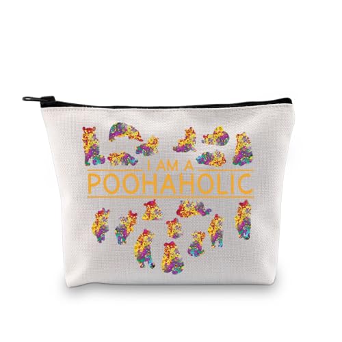 Bear Gift Cartoon Character Fans Gift Bear Accessories I Am A Poohaholic Travel Bag (Poohaholic Bag)