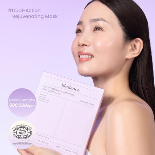BIODANCE Luxury Holiday Duo: Caviar PDRN & Bio Collagen Real Deep Overnight Gel Mask for Plumping Hydration, Firming for Glass Skin, Korean Skin Care, Skin Care Set