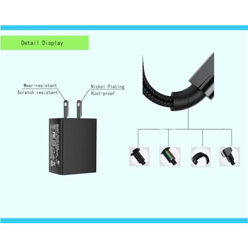 Portable Blender Charger Compatible with Ninja BC151BK/COKUNST/Magic Bullet/BlendJet/NexaEase/Prasky Replacement USB Power Adapter Cord