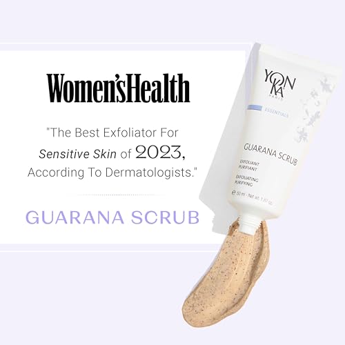 Yon-Ka Guarana Scrub | Gentle Exfoliating Face Cleanser with Rice Bran & Guarana Seed | Smooths Pores, Detoxifies & Revives Complexion | For Sensitive & Acne-Prone Skin | 1.87 fl oz