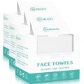 Disposable Face Towels, Facial Cleansing Cloths, Extra Soft Makeup Removing Cleansing 10"¡¿12" Face Towelettes, Skin Care and Makeup Removal, 102% Pure Plant Fiber