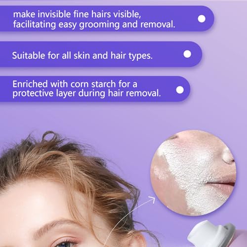Newly upgraded 2025 Hair Identifying Spray Kit, Moisturizing&Smoothing skin &Hair Reducing Skin Care Dermaplaner Spray Set for Women Men 100ML