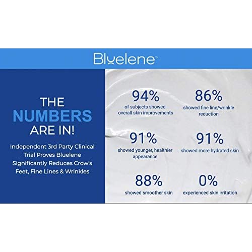 Bluelene Night Cream, Revolutionary Anti Wrinkle Face Cream with Methylene Blue (30 ml). Suitable for Sensitive Skin