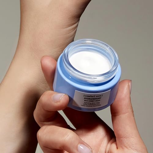 [ comfort zone ] Hydramemory Rich Sorbet Cream | Hydrating Glow Cream For Long-Lasting Moisturized, Firm, And Radiant Skin | All Day Softness