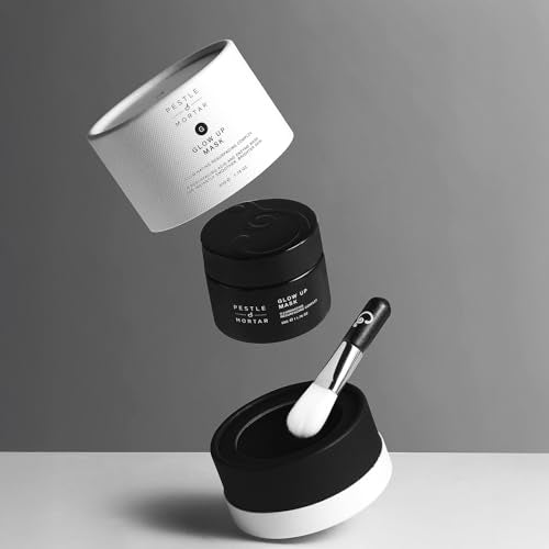 Pestle & Mortar Glow Up Mask,A resurfacing acid and enzyme mask for instantly smoother, brighter skin 1.76 oz