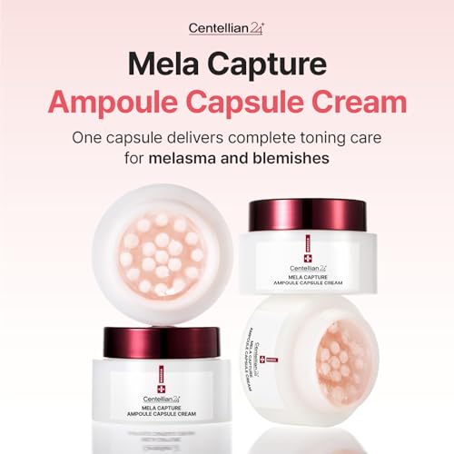 CENTELLIAN 24 Madeca Mela Capture Ampoule Capsule Cream (Ampoule Cream, 1.85 fl oz / 55ml) ? Anti-Aging Face Moisturizer with Peptides & Centella Asiatica, Hydrating Korean Skincare