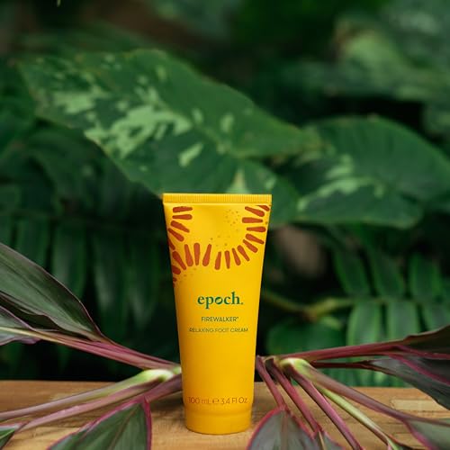 Nu Skin Epoch Fire walker Foot Cream | Infused with Hawaiian Ti Leaf & Babassu Oil | Soothes Tired Feet | Relaxing & Moisturizing Making it Travel Essentials | Foot Care | 100 ml | 2 Pack