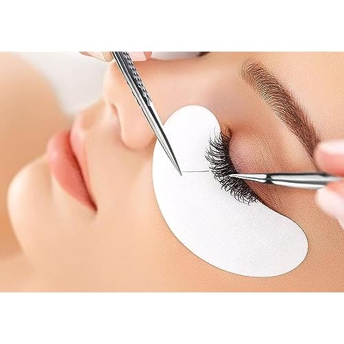 GENERIC Tweezers For Eyelash Extensions Tweezers Set of 5, Japanese Stainless Steel, Straight Curved 45 90 Degree Volume Eyelash Tweezers - BLACK