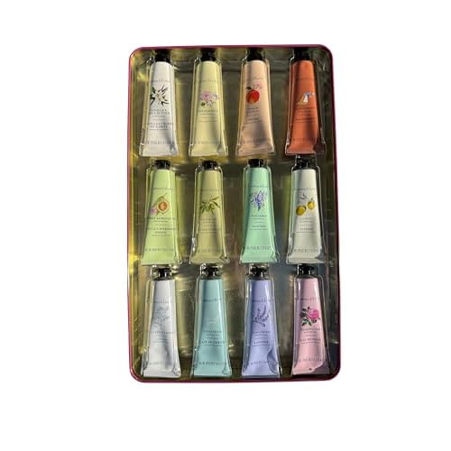 Crabtree & Evelyn This is a 12-piece gift set of hand creams from the brand