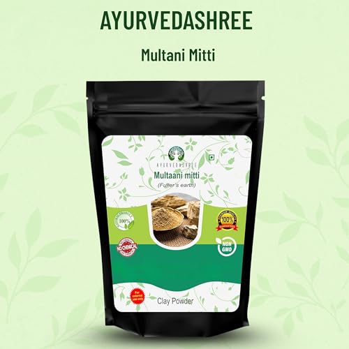 Pure Fuller's Earth Clay (Multani Mitti) Bentonite Clay 100 Gm | Fuller's Earth Powder | Multani Mud Mitti | Indian Healing Clay | No Added Fragrance | Natural Face Pack