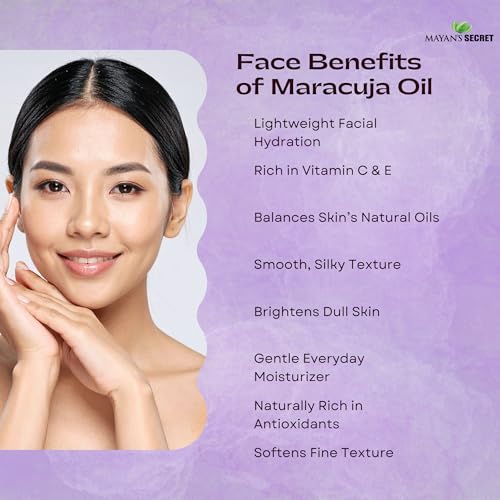 Mayan's Secret Passion Fruit Seed oil Maracuja Oil 100% Pure/Natural/Cold Pressed/Undiluted 4oz (Maracuja Oil (Passion Fruit), 4oz)