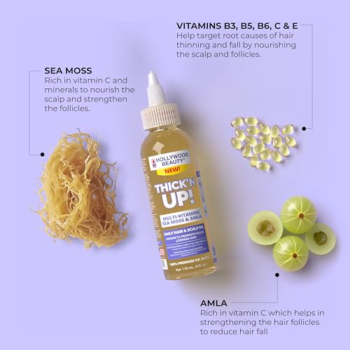 Hollywood Beauty Level Up! Daily Hair, Scalp & Skin Oil Trio (3 Products)