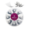 800 Promade Fans 8-15mm Mixed Lengths - 5D to 16D, C CC D Curl, 0.05-0.07mm Thickness - Premade Lash Fans Volume Lash Extensions Loose Premade Fans Eyelash Extensions (10D-0.07-CC 8-15mm)