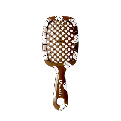 UNbrush Detangling Hair Brush Mini Sports - Football