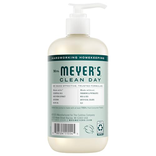 MRS. MEYER'S CLEAN DAY Hand Soap, Birchwood Scent, 12.5 Fl Oz Bottle - 3 Pack