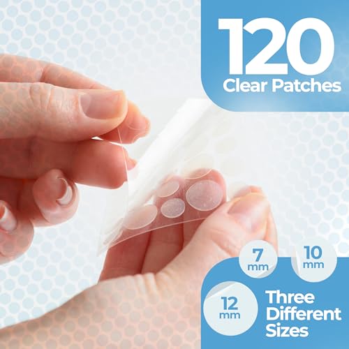 Pimple Patches (120 Pack), Salicylic Acid, Tea Tree Oil and Hydrocolloid Pimple Patches for Face