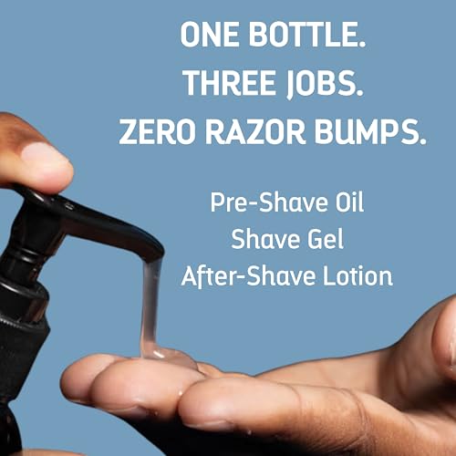 TCM 3N1 Men's Shave Glaze ? Pre-Shave, Shaving Gel & Aftershave ? Hydrating & Soothing Cruelty-Free Formula, for Comfort, Precision, and Easy Glide, 8 oz (Pack of 1)