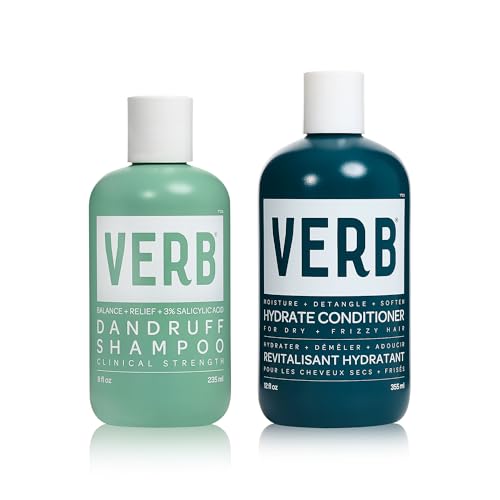 VERB¢ç Dandruff Shampoo - for Gentle Cleansing and Clinical Strength Dandruff Relief with 3% Salicylic Acid