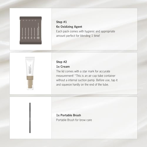ENTROPY MAKEUP Brow Color Ash Brown, Long-Lasting Eyebrow Kit for Natural-Looking Brows, Up to 4 Weeks, Nourishing Aloe Vera & Moringa Extract, 6 Applications, Easy-to-Use