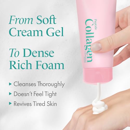 It'S SKIN Peptide Collagen Cleansing Foam 5.07 fl oz | Hydrating Facial Cleanser & Collagen Boost | Gentle Face Cleanser for Sensitive Skin | Korean Face Wash & Gentle Facial Cleanser for Women