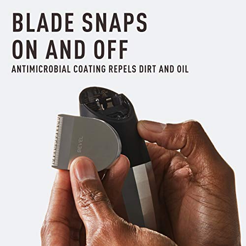Bevel Trimmer Razor Blades Set - Square & T Blade Trimmer for Face, Head & Body