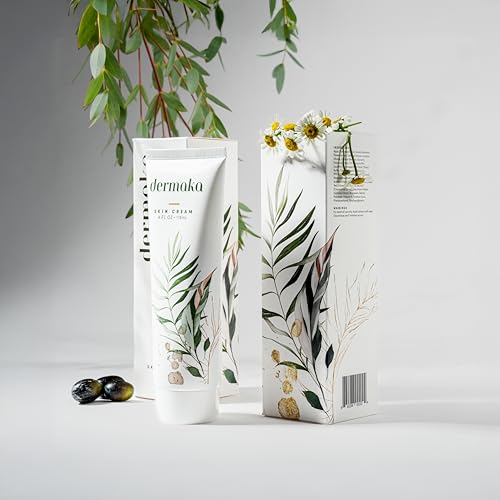 Dermaka Natural ingredients Arnica Skin Cream 4 oz 2 pack ? Dermatologist Tested Formula for Bruising, Swelling & Dryness ? Enriched with Chamomile, Green Tea & Vitamins A & E, Non-Greasy Texture