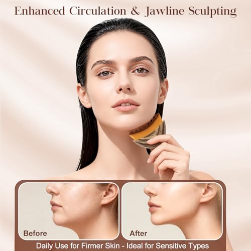 Lymphatic Contour Face Brush - Lymphatic Drainage Massager for Reducing Double Chin & Jawline Sculpting, Ultra-Soft Bristles for Lymphatic Drainage, Ergonomic Portable Design with Travel Case(2pcs)