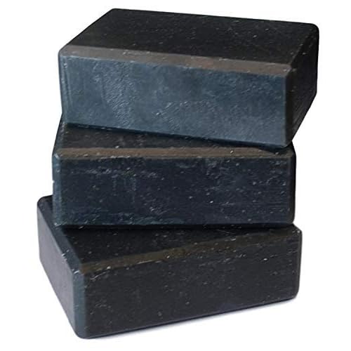 Traverse Bay Bath and Body Pine Tar Soap - Natural Cold Process Handmade Soap with Essential Oils - Pine Tar For Men With Activated Charcoal & Colloidal Oatmeal. Made in USA- 3 Bar Pack 15 + Oz
