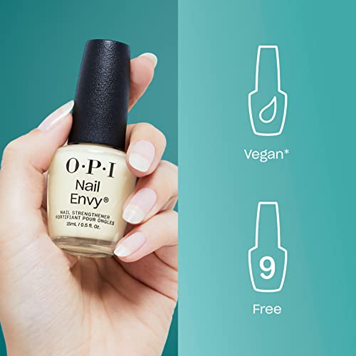 OPI Repair Mode Bond Building Nail Serum, Patented Ulti-Plex Technology ¢â, Keratin Protein, Clear, 0.3 fl oz + OPI Nail Envy, Strengthening Treatment, Clear, Original, 0.5 fl oz, Vegan Formula