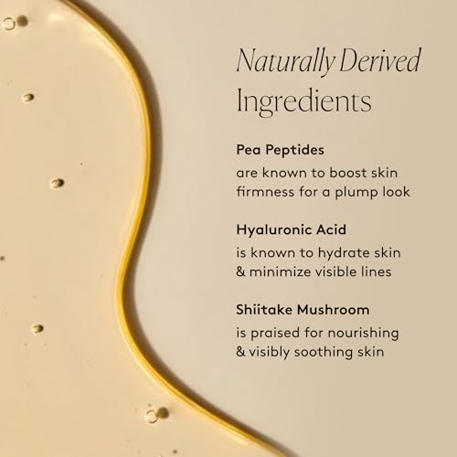 Naked & Thriving Protect Antioxidant Face Serum | Peptides, Green Tea, Hyaluronic Acid | Vegan & Naturally-Derived | Support Hydration & Fortify Against Visible Signs of Aging (1.0 fl oz/30 mL)