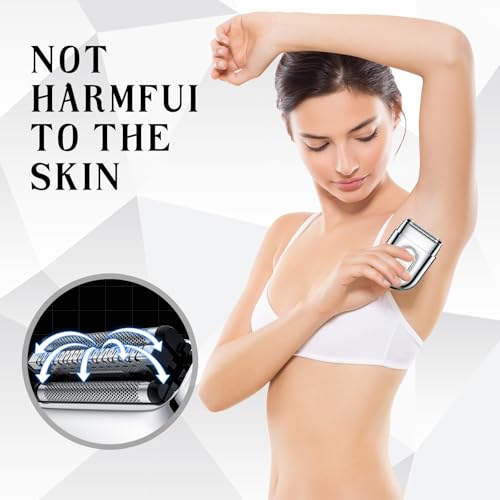 Electric Razor for Men, Electric Foil Shavers for Women,Mini Foil Shaver with Double Floating Blades, IPX7 Waterproof Wet/Dry Shaver, 90 Min Runtime, LED Display, Travel Lock, Gifts for Men&Women