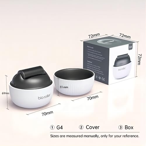 Derma£­Roller derma Face Body Roller G4 -Beard Roller For Women & Men 0.25mm