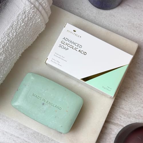 REVITALE Advanced Glycolic Acid Soap ? Soften, Glow, Resurface & Renew Bar