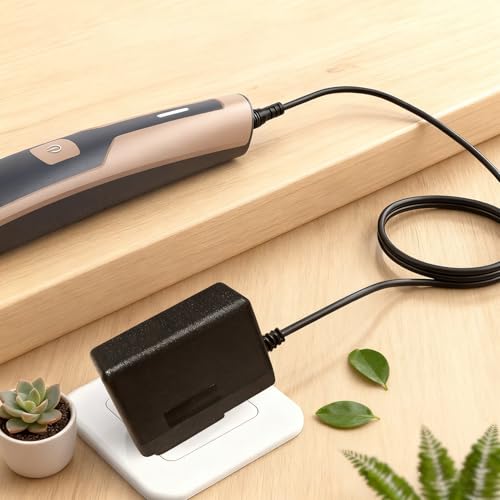 Power Cord Replacement for Philips Norelco HQ840, MG3750 MG3760 Multigroom Series 3000 Shaver Trimmer Razor Charger 8V