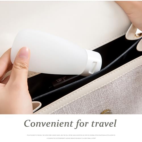 12Pcs 150ml/5oz Empty Refillable White Plastic Cosmetic Soft Tubes Containers Squeezed Facial Cleanser Bottle With Flip Cap for Body Bath Shower Gel Lotion Cream Shampoo