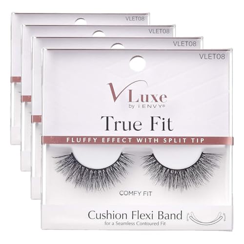 i?ENVY 2 Pairs False Eyelashes True Fit Lashes Soft & Natural Volume (Comfy Fit) (Pack of 4)