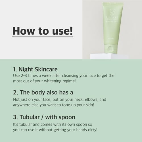 LICORNE Vegan Jeju Green Tea Clay Mask (3.38 fl oz) - Non-Drying Creamy Mud Mask for Pores & Blackheads - Korean Pore Minimizing Matcha Face Mask with Kaolin & Bentonite for Oil Control