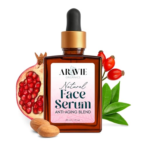 Organic Natural Anti-Aging Face Oil Serum ? Cold-Pressed & Unrefined Oil Blend with Noni, Rosehip, Pomegranate, and Castor Oil ? Deep Hydration, Fine Line Reduction, and Radiance Boost 2 oz
