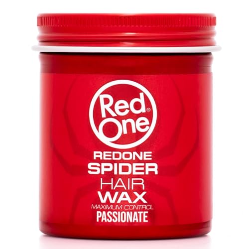 Redone Spider Hair Wax Passionate 100ml | Maximum Control | Flexible Hold | Medium Shine Look | Women and Men Wax | Ultra Holding Effect