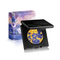 ecofavor Duochrome Shimmering Eyeshadow - Blue Base with Gold Shift, High-Pigment Metallic, Iridescent, Hypoallergenic, Travel-Friendly Single Compact, #12