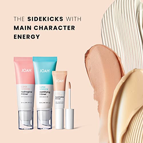JOAH Super Sidekick Eyeshadow Primer Stick, Shadow Base for Eye Makeup, Prime Eyes for Long Lasting Glitter, Matte, or Shimmer Eyeshadow, Korean Makeup (Pack of 2)