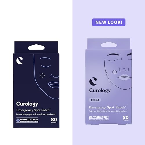 Curology Emergency Spot Pimple Patches for Face, Hydrocolloid Pimple Patches Fast-Acting, 160 Count