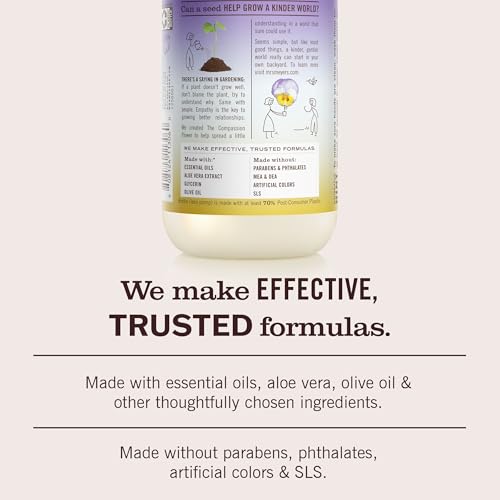 MRS. MEYER'S CLEAN DAY Hand Soap, Compassion Flower Scent, 12.5 Fl Oz Bottle - 3 Pack